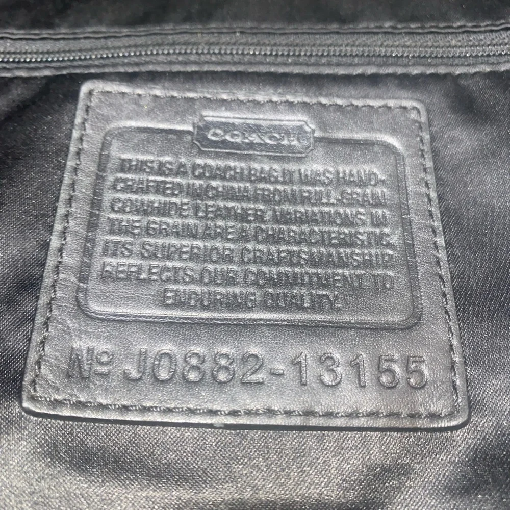 Coach Y2K Large Penelope Black Leather Hobo Bag GUC
